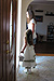Heather helps Lizzie get ready for the procession..